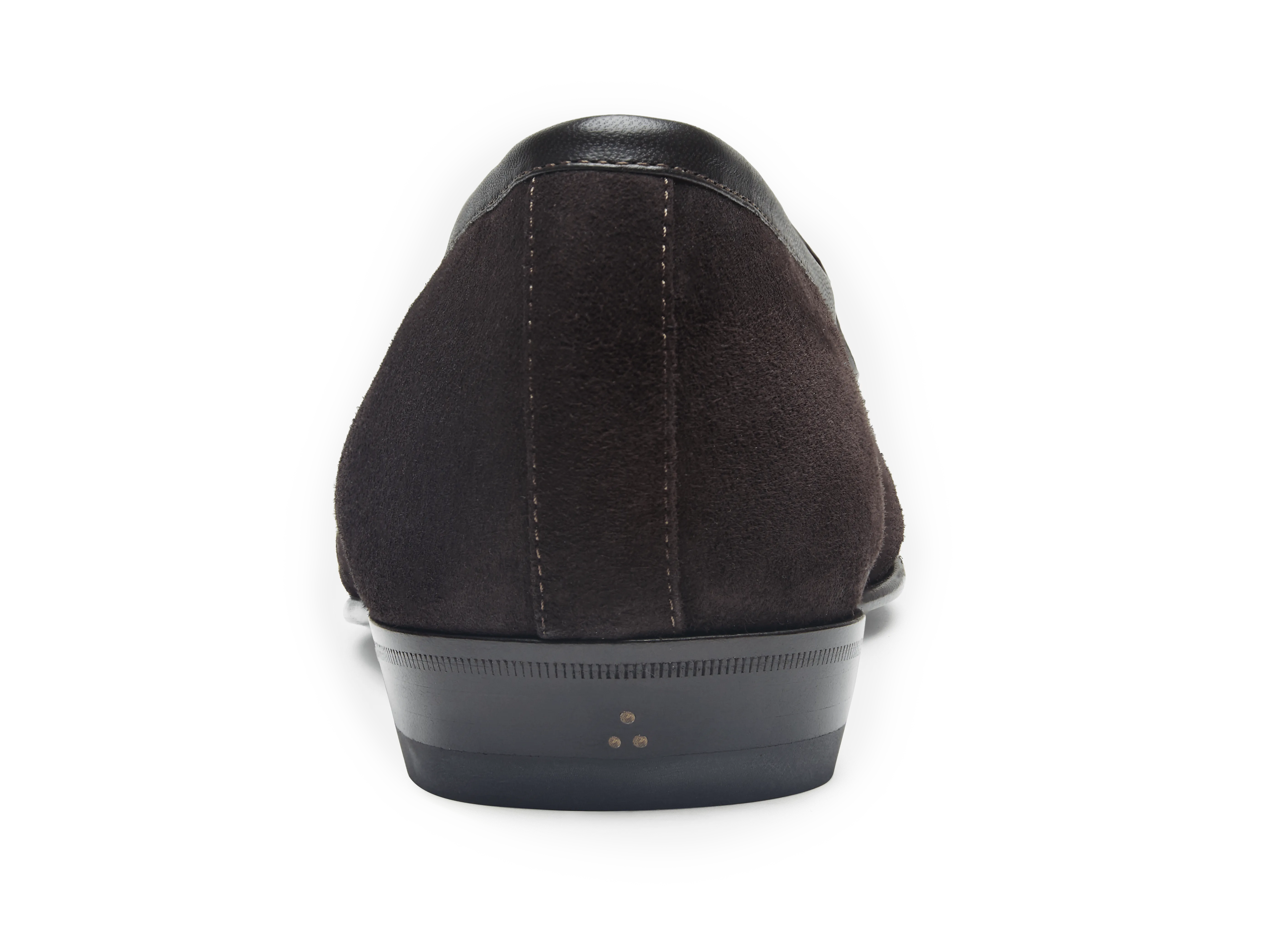 Sagan Classic Loafers in Lusitanias Dark Brown Asteria Suede with Leather Sole