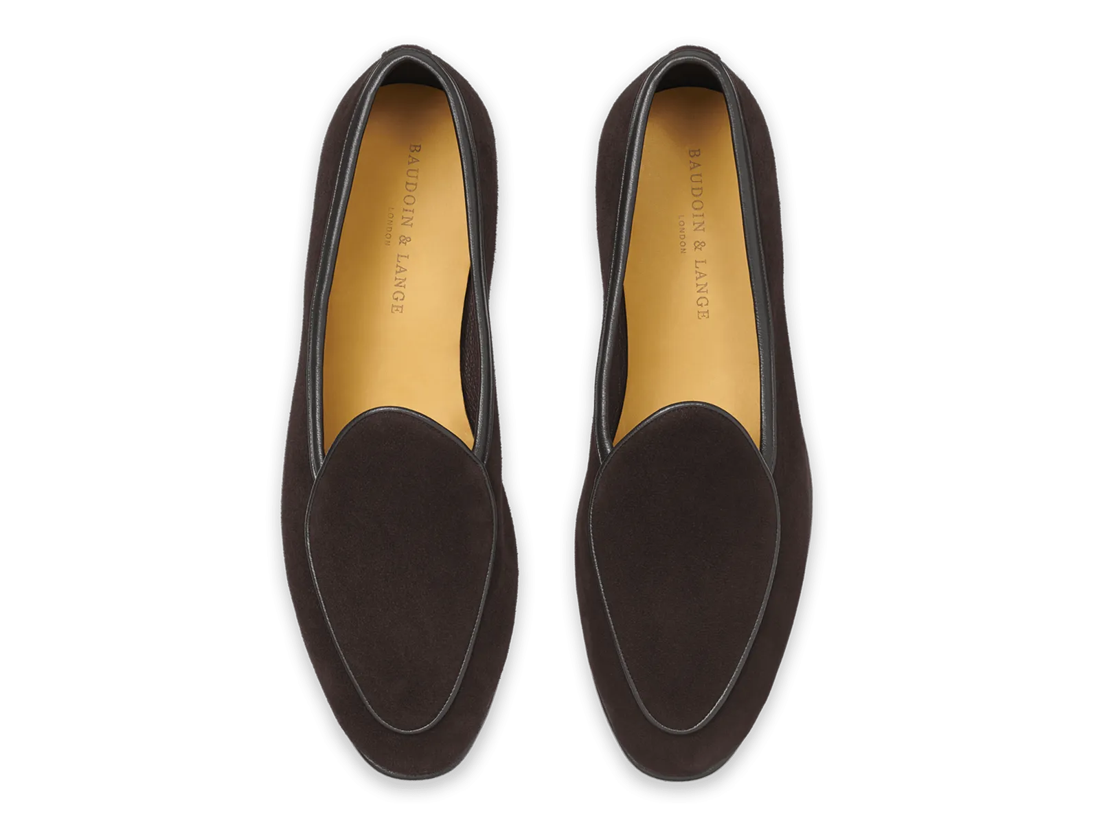 Sagan Classic Loafers in Lusitanias Dark Brown Asteria Suede with Leather Sole