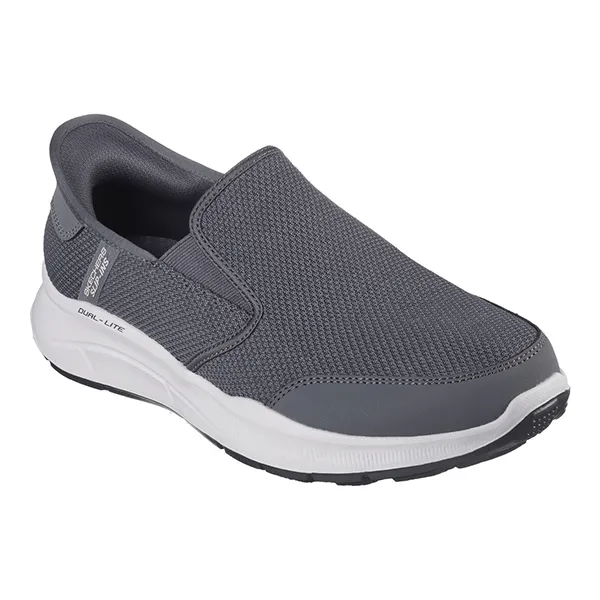 SKECHERS EQUALIZER 5.0 LIFESTYLE SHOES FOR MEN, CHARCOAL