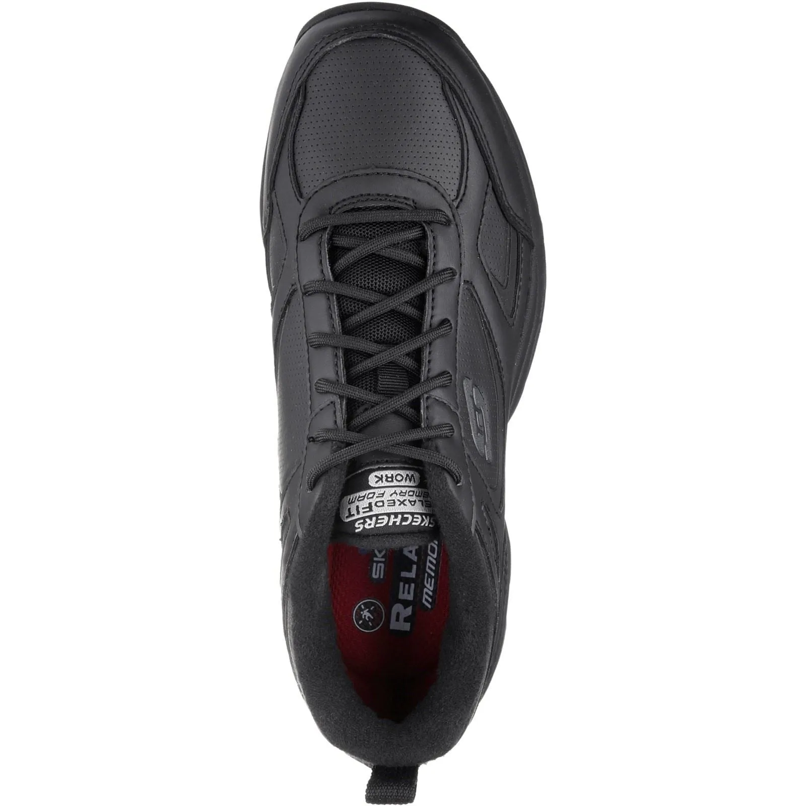 Skechers (GAR77200) Women's Work Relaxed Fit: Dighton - Bricelyn SR Safety Shoe in Black 3 to 9