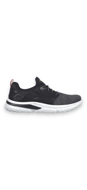 Skechers - Mens black/grey runner - Solvano