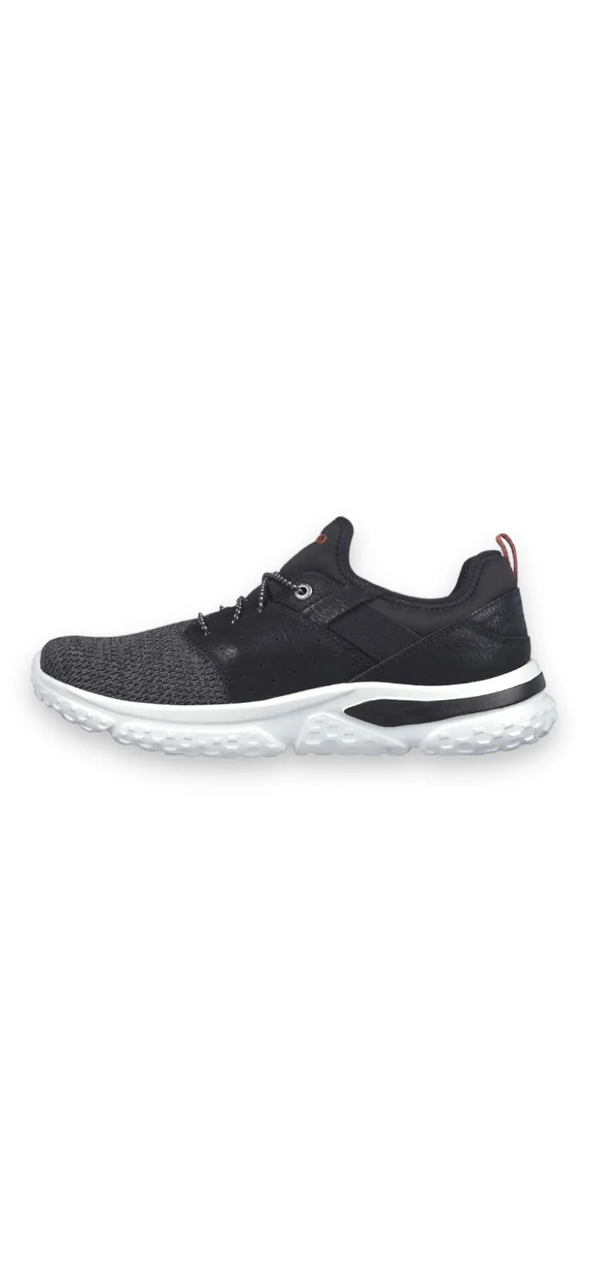 Skechers - Mens black/grey runner - Solvano