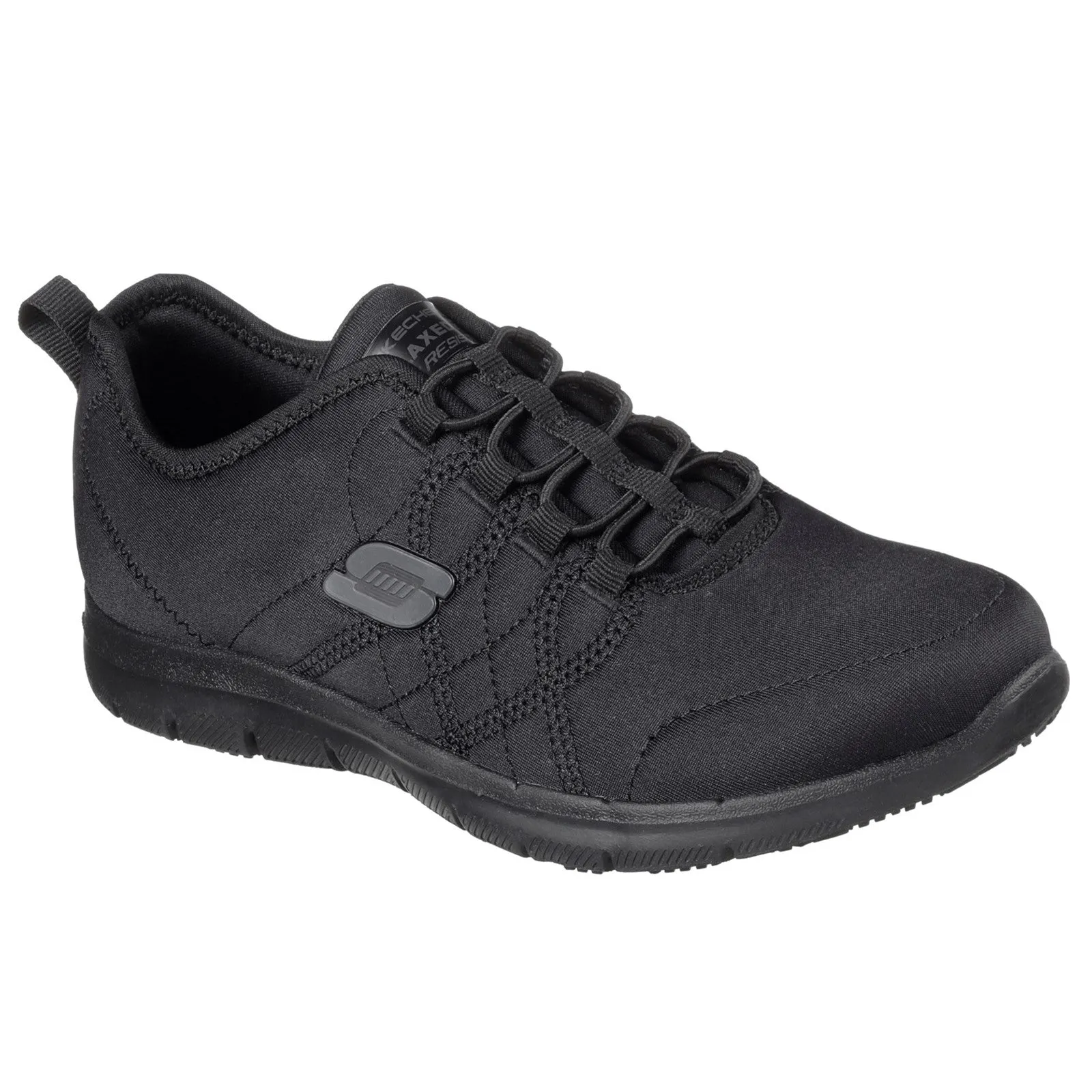 Skechers Womens Ghenter Srelt Occupational Trainers - Black