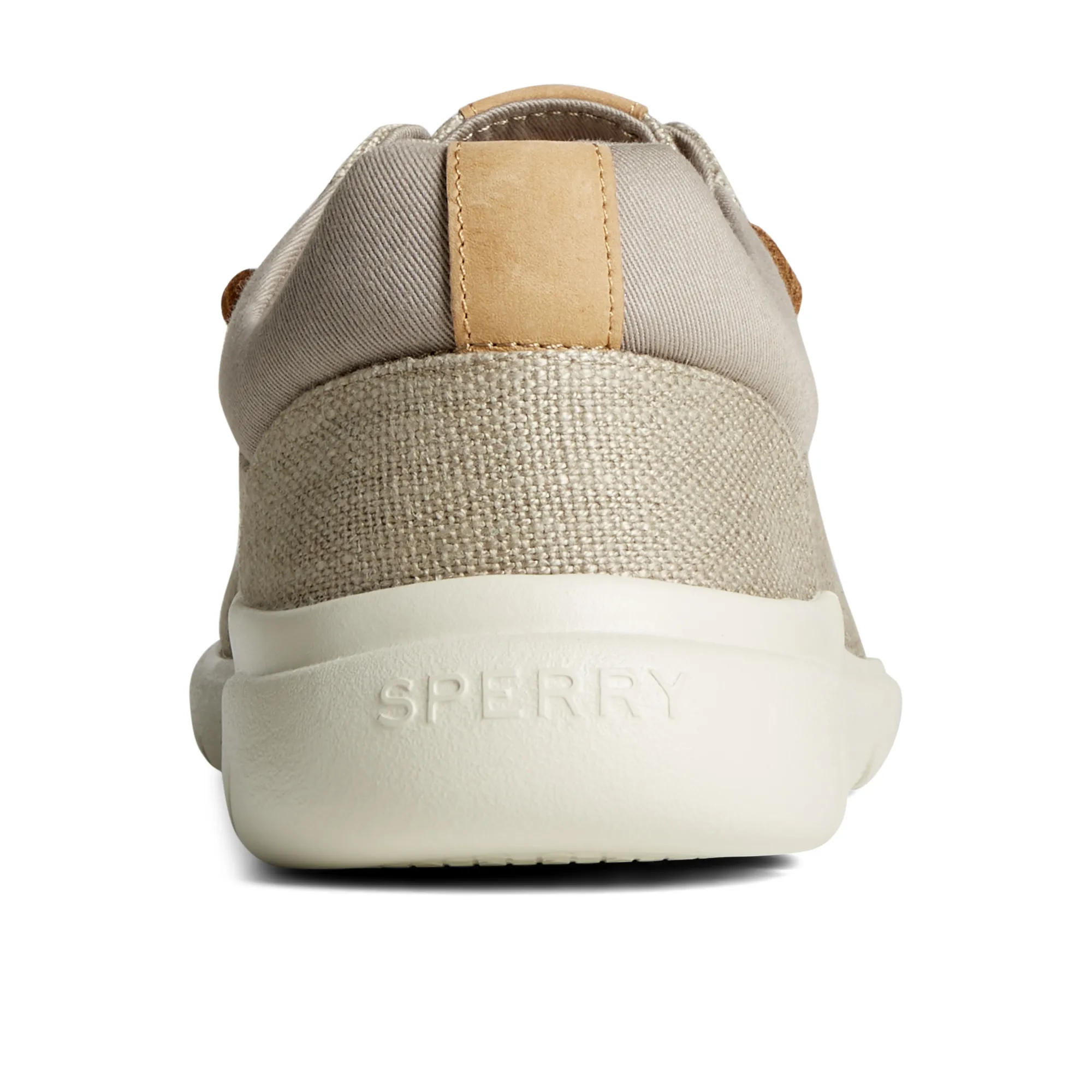 Sperry Men's Captain's Moc Hemp Slip On Sneaker - Taupe (STS24809)