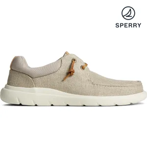 Sperry Men's Captain's Moc Hemp Slip On Sneaker - Taupe (STS24809)