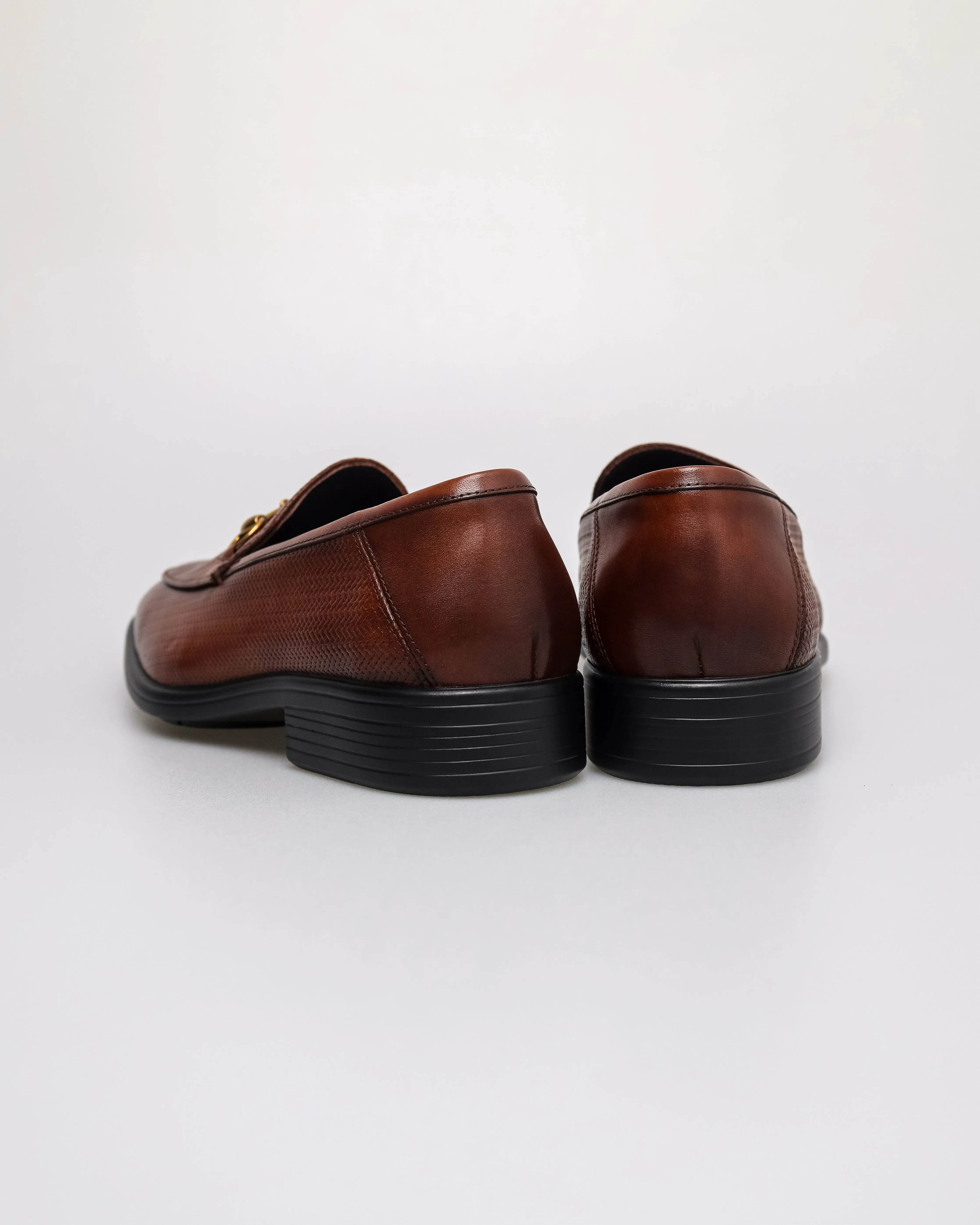 Tomaz F428 Men's Woven Horsebit Loafers