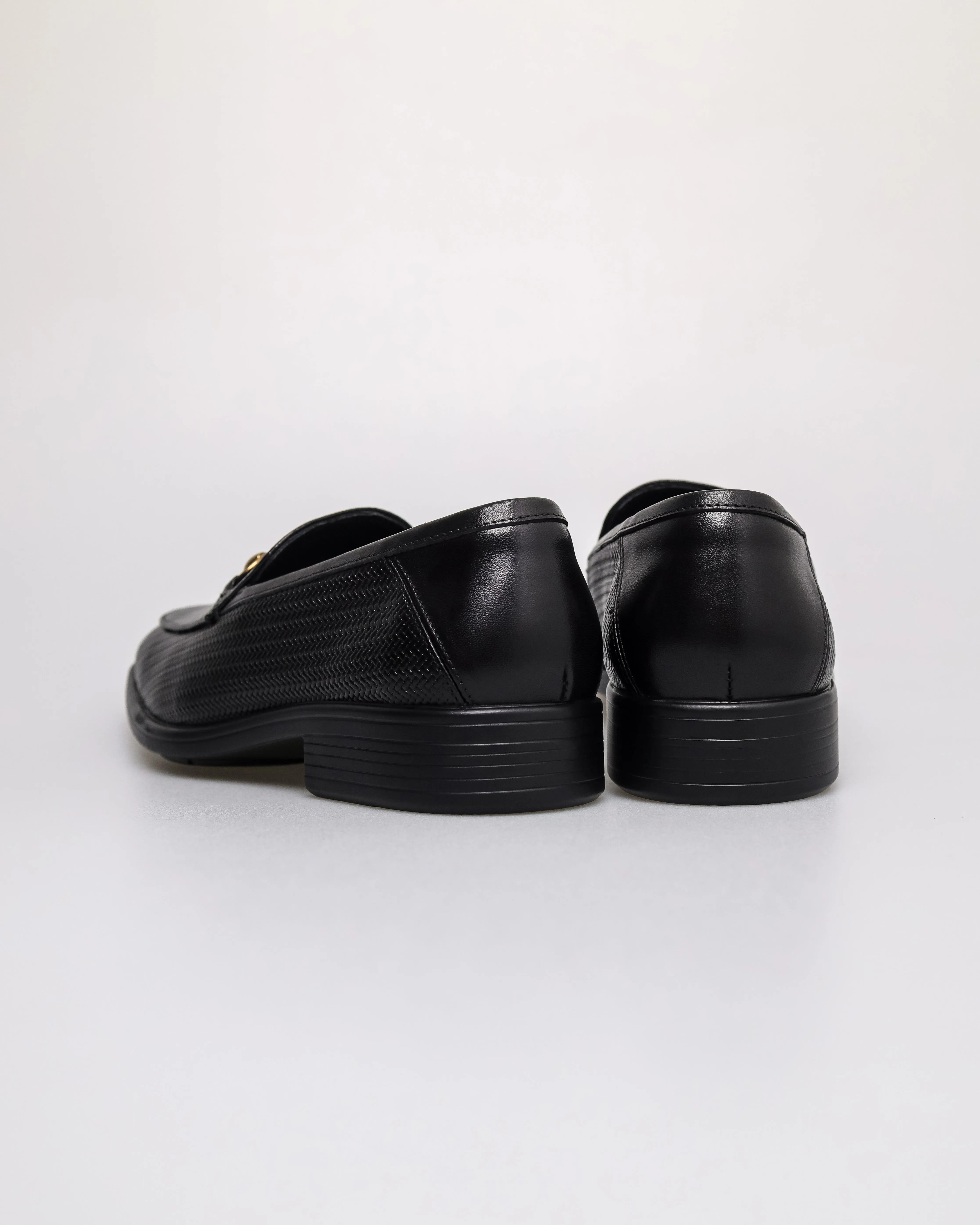 Tomaz F428 Men's Woven Horsebit Loafers