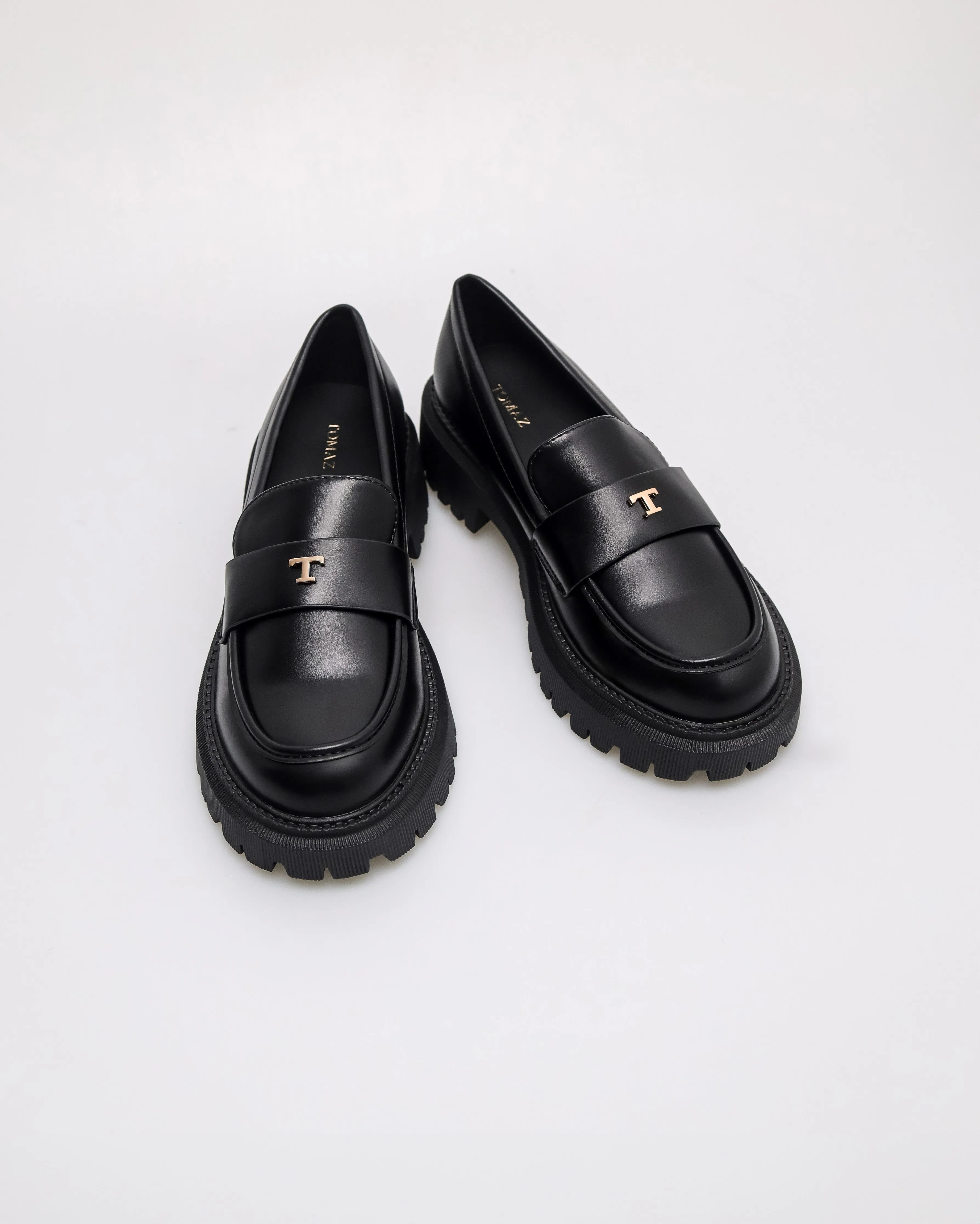 Tomaz FL110 Ladies Chunk T Loafers