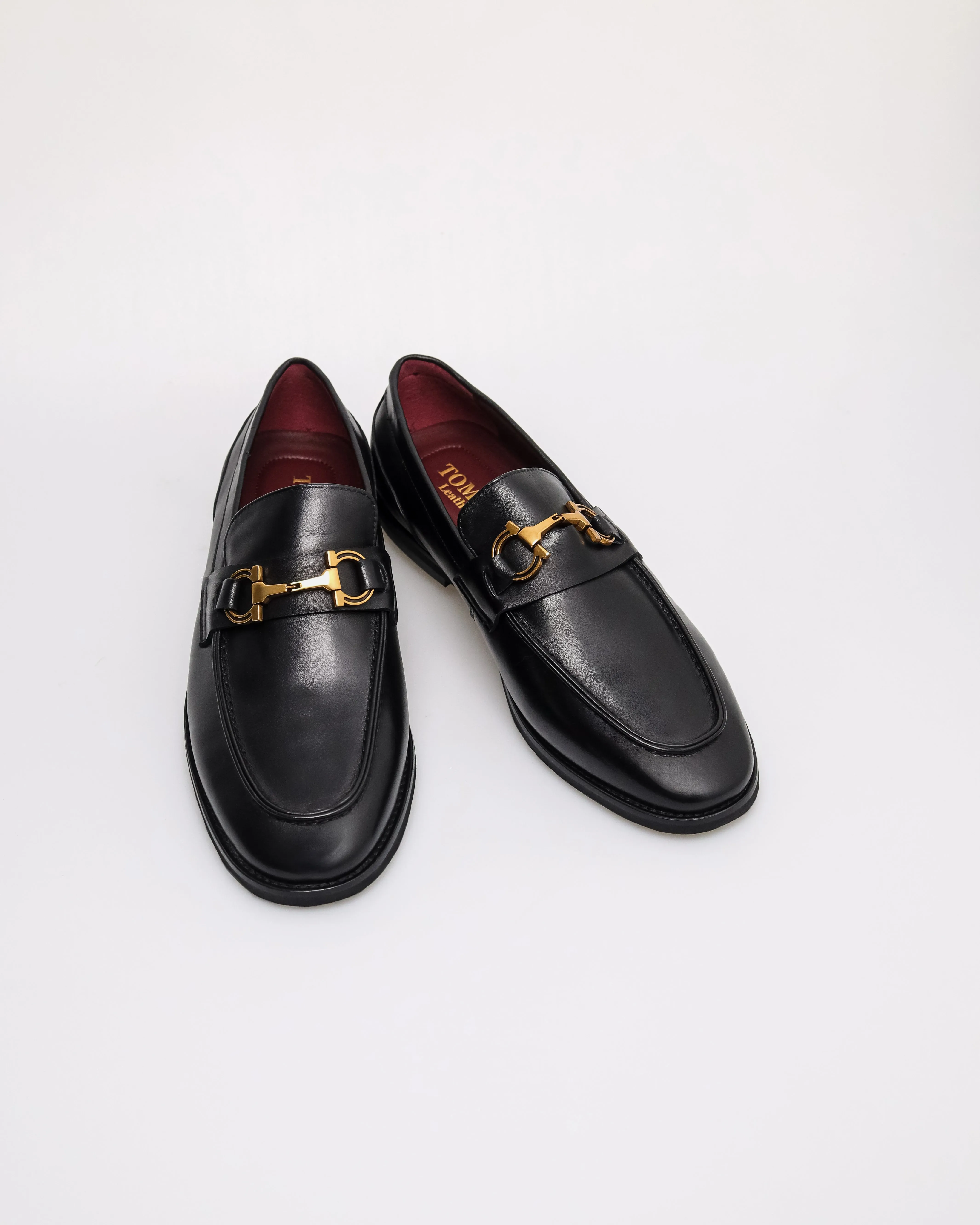 Tomaz HF114 Men's Horsebit Buckle Loafers