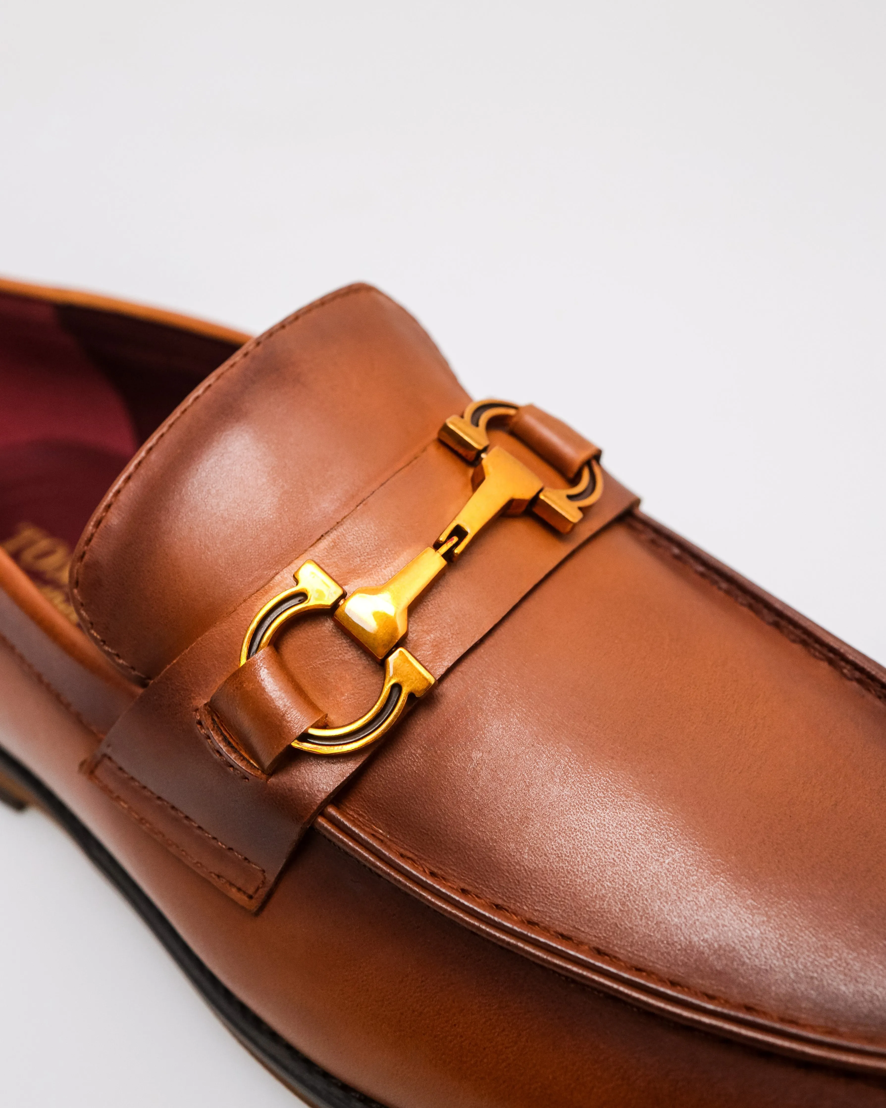 Tomaz HF114 Men's Horsebit Buckle Loafers
