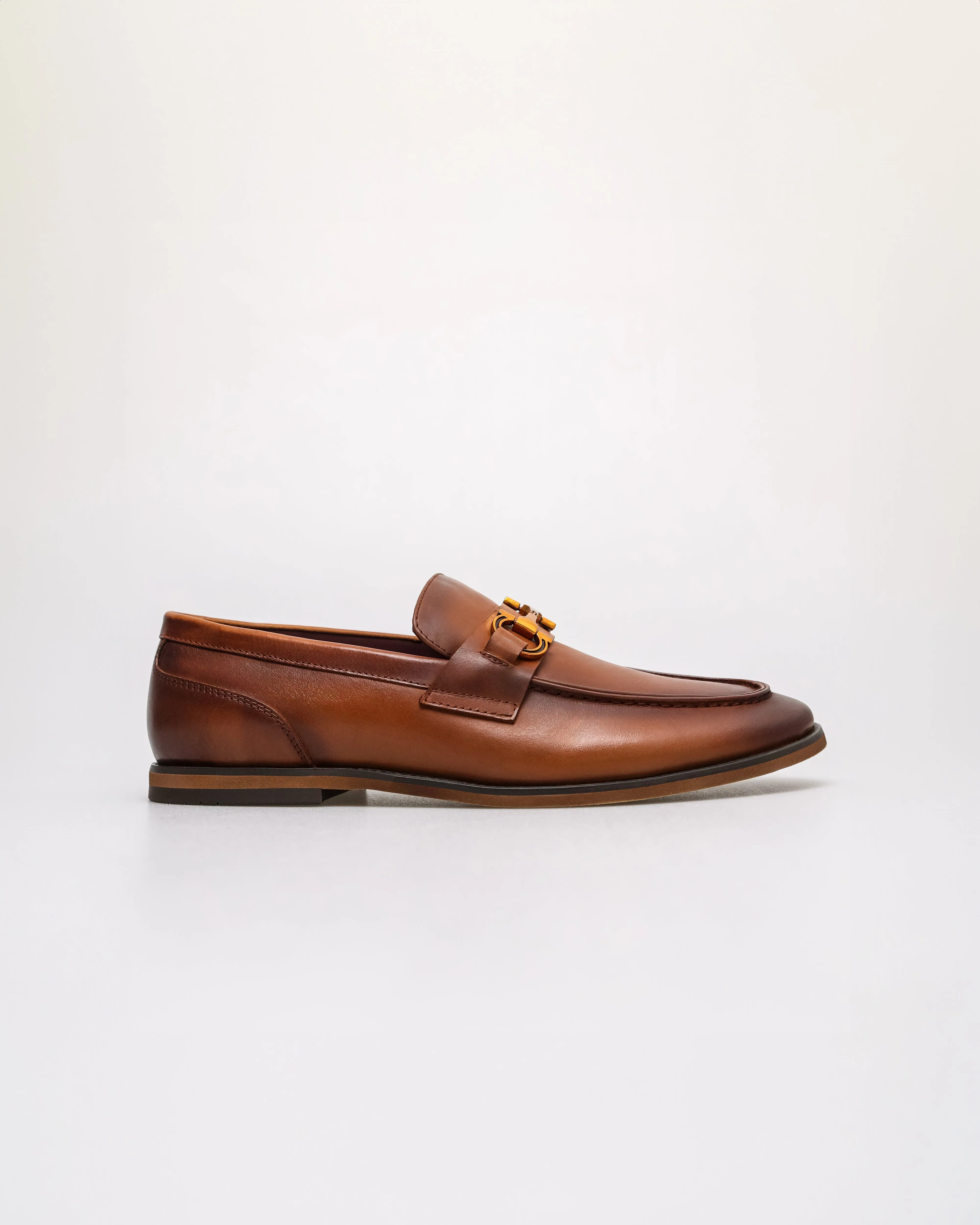 Tomaz HF114 Men's Horsebit Buckle Loafers