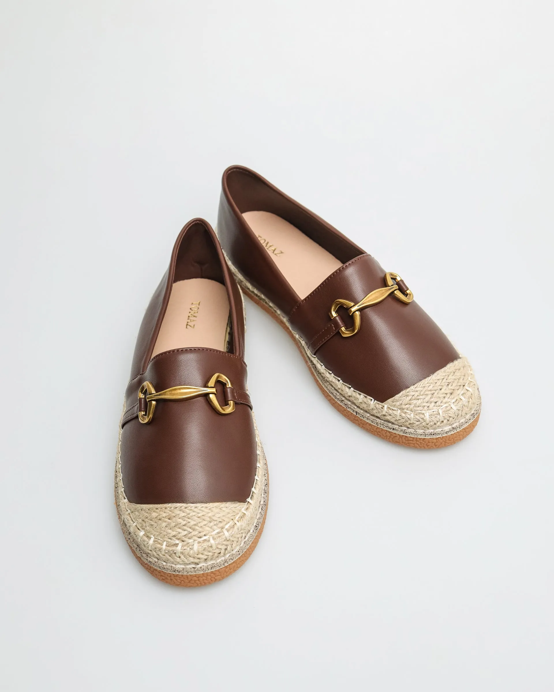 Tomaz YX146 Ladies Espadrilles Buckle Loafers