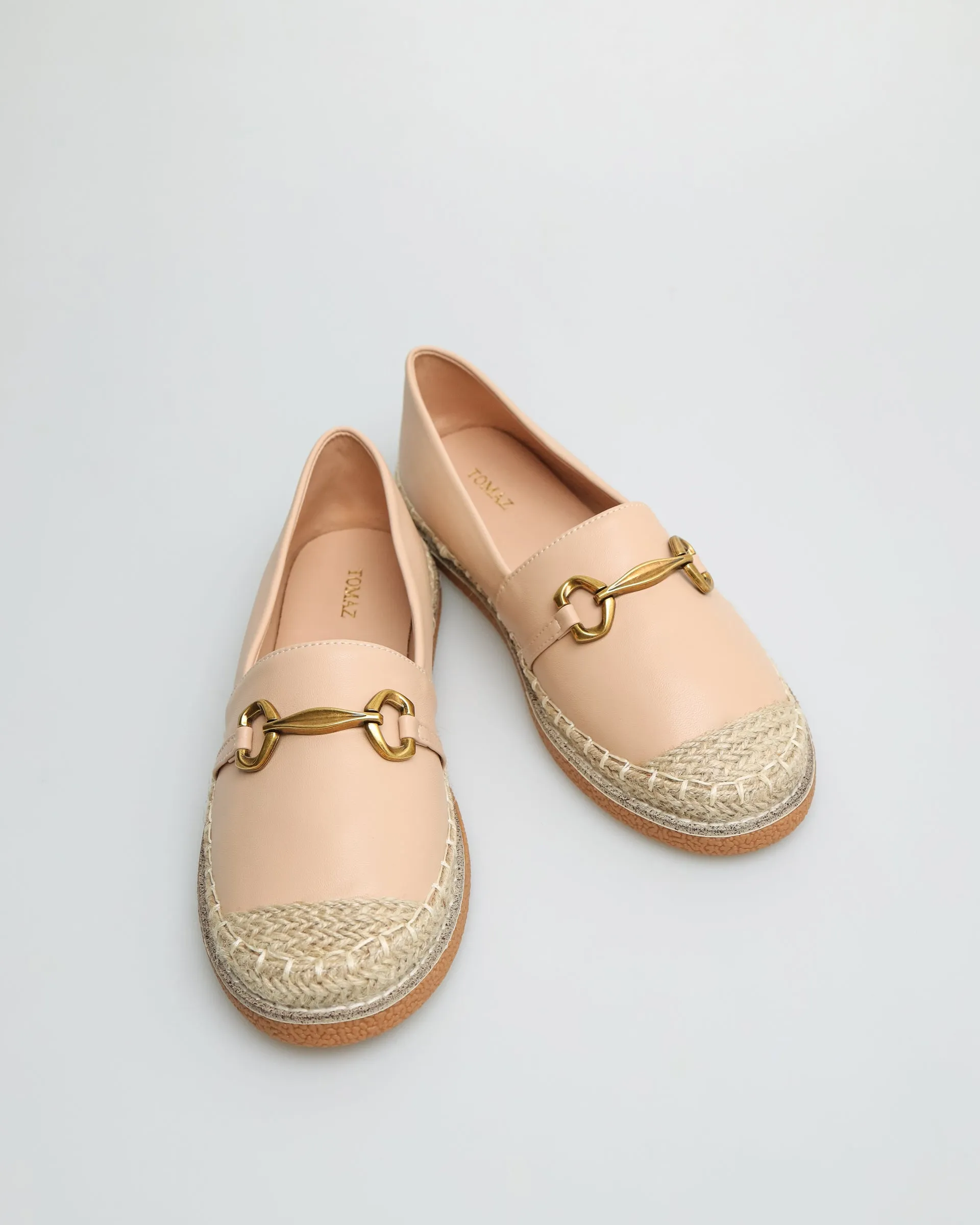 Tomaz YX146 Ladies Espadrilles Buckle Loafers