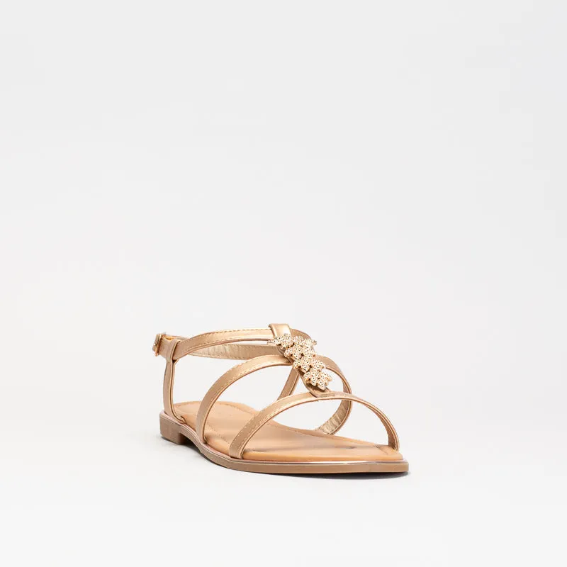 Unreal Women Jewel Trim Sandal _ 150704