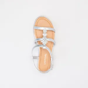 Unreal Women Jewel Trim Sandal _ 150704