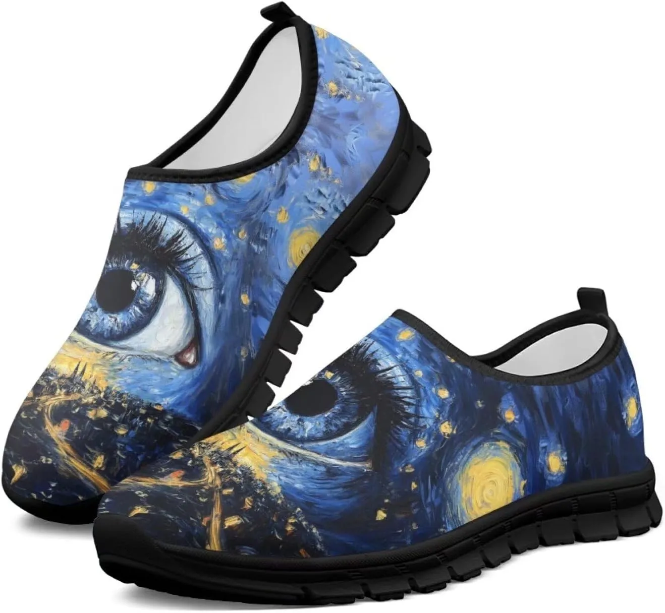 Women's Slip On Walking Shoes Fashion Casual Loafers Lightweight Travel Shoes