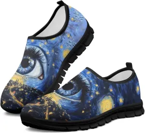 Women's Slip On Walking Shoes Fashion Casual Loafers Lightweight Travel Shoes